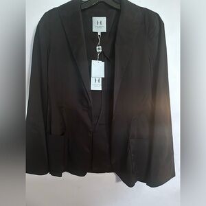 Black Halston Heritage lightweight blazer